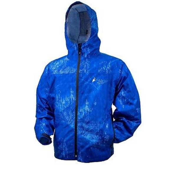 Frogg Toggs Other - Frogg Toggs Mens M Blue Classic All Sport Waterproof Breathable Jacket Realtree